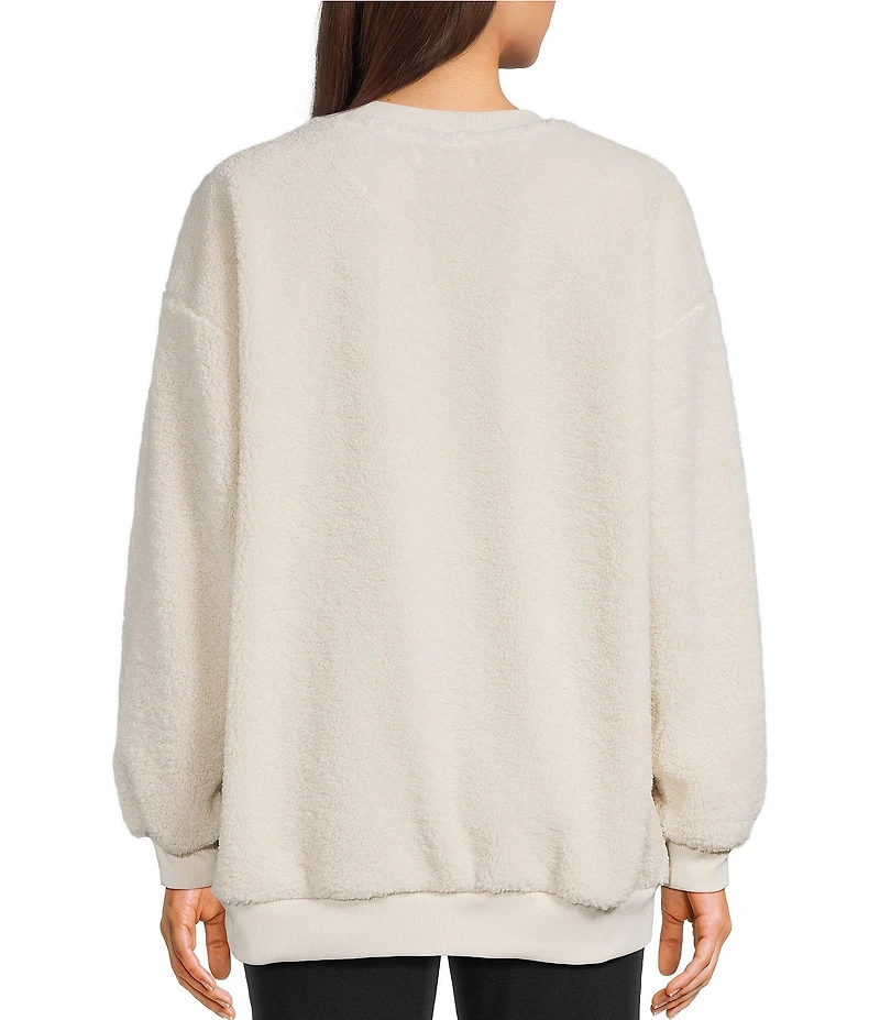 GB All Good Sherpa Pullover Sweatshirt