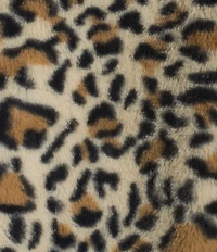 GB Animal Print Faux Fur Coat