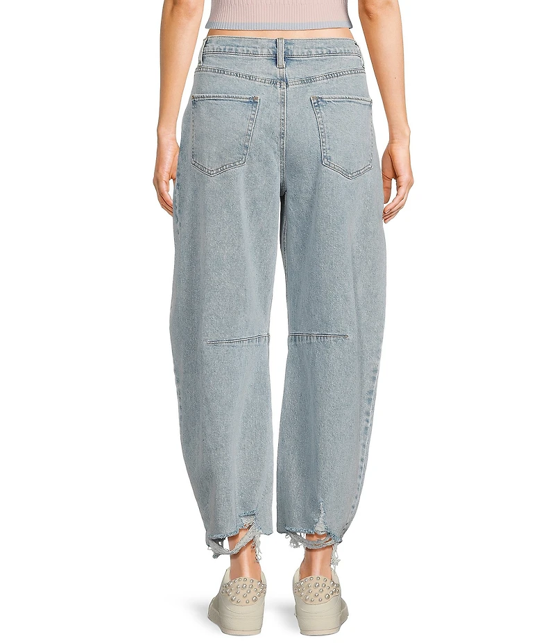 GB Barrel Leg Denim Jeans