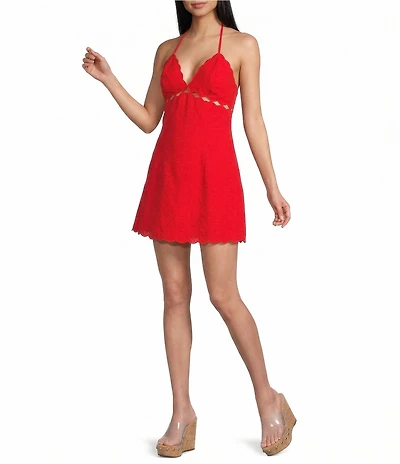 GB Bethenny Halter Neck Mini Dress
