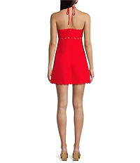 GB Bethenny Halter Neck Mini Dress