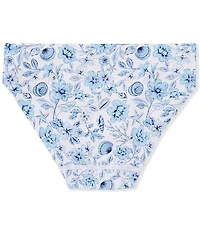 GB Big Girls Ditsy Floral Print Seamfree Bonded Bikini Panties