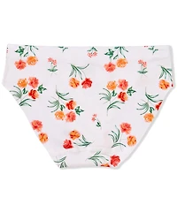 GB Big Girls Peachy Bouquet Floral Print Seamfree Bonded Bikini Panties