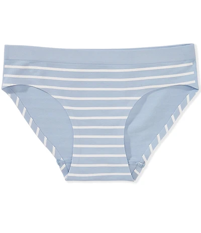 GB Big Girls Seamfree Bonded Striped Bikini Panties