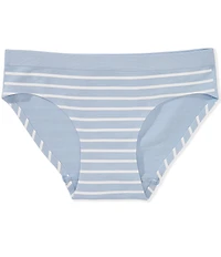 GB Big Girls Seamfree Bonded Striped Bikini Panties