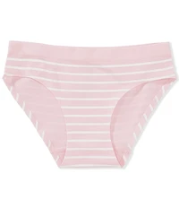 GB Big Girls Seamfree Bonded Striped Bikini Panties
