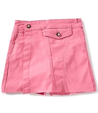 GB Big Girls Asymmetrical Denim Mini Skort