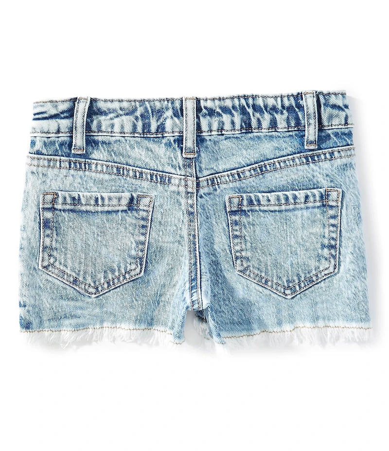GB Big Girls Cut Off Distressed Frayed Hem Denim Shorts