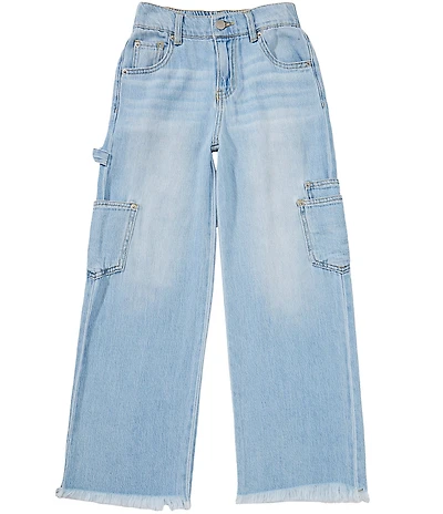 GB Big Girls Distressed Cargo Jeans