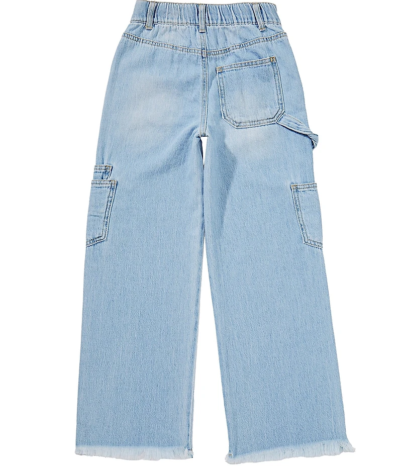 GB Big Girls Distressed Cargo Jeans