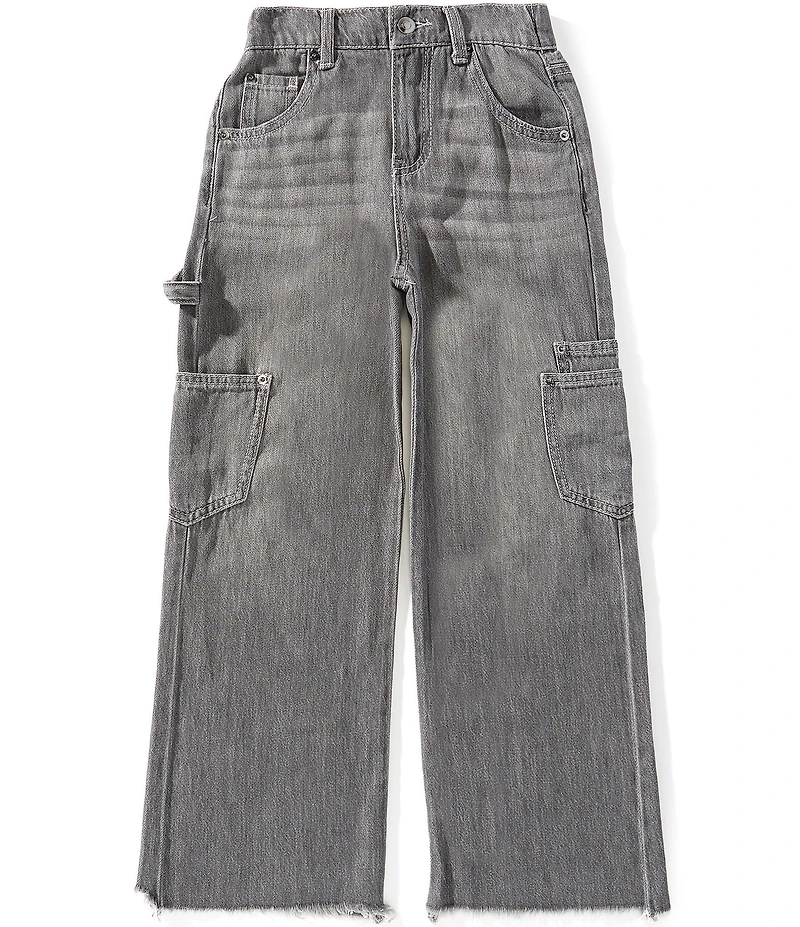 GB Big Girls Distressed Cargo Jeans