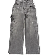 GB Big Girls Distressed Cargo Jeans