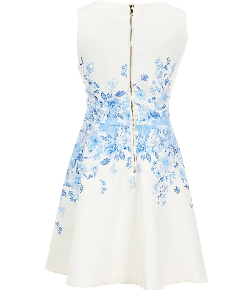 GB Big Girls Floral Fit & Flare Dress