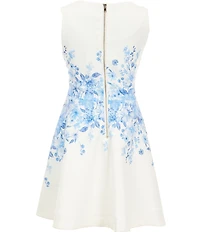 GB Big Girls Floral Fit & Flare Dress