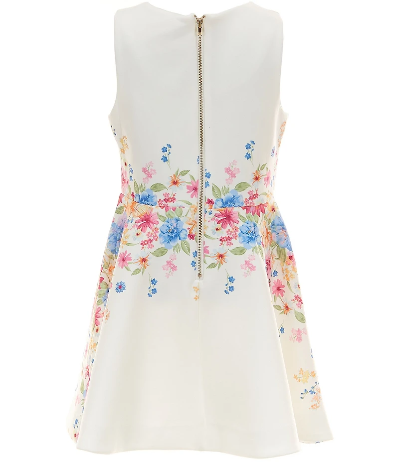 GB Big Girls Floral Fit & Flare Dress