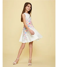 GB Big Girls Floral Fit & Flare Dress