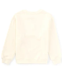 GB Big Girls Long Sleeve Merry Jewel Crew Pullover