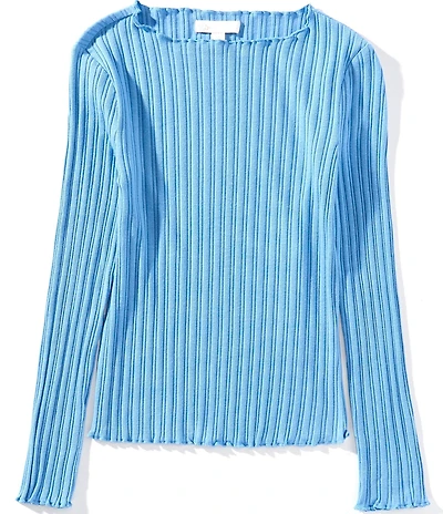 GB Big Girls Long Sleeve Ribbed Mock Neck Top