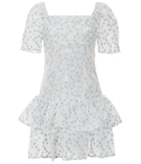 GB Big Girls Mini Embroidered Tiered Floral Lace Dress