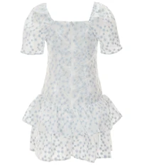 GB Big Girls Mini Embroidered Tiered Floral Lace Dress