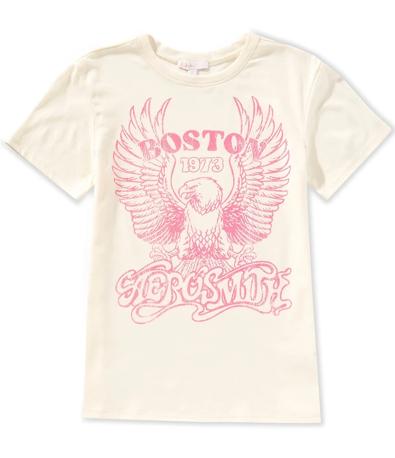 GB Big Girls Oversized Aerosmith Graphic T-Shirt