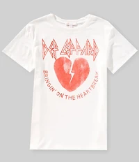 GB Big Girls Oversized Def Leppard Graphic T-Shirt