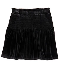 GB Big Girls Plaid Smocked Waist Skirt