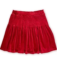 GB Big Girls Plaid Smocked Waist Skirt