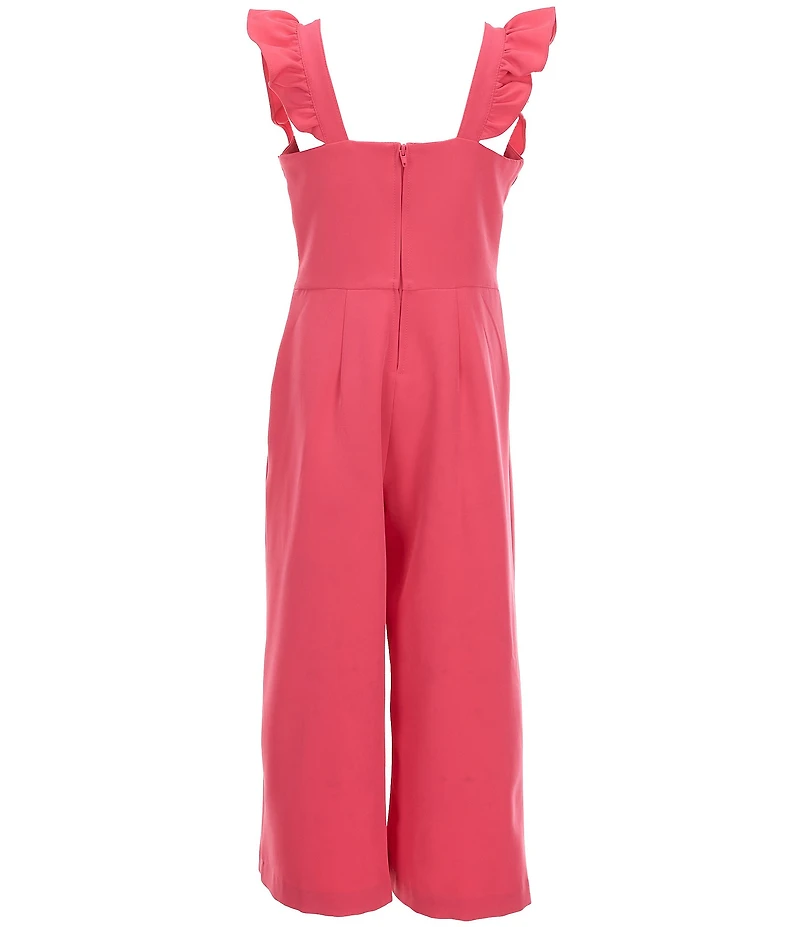 GB Big Girls Ruffle Sleeve Jumpsuit