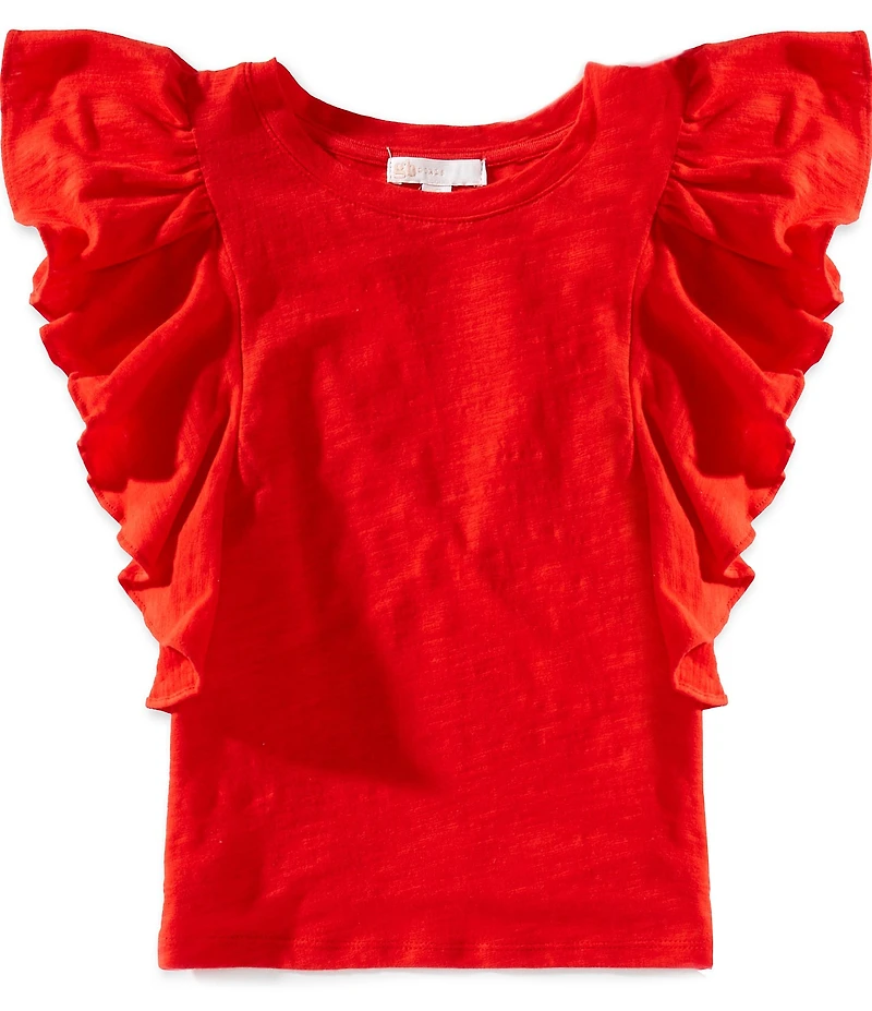 GB Big Girls Ruffle Sleeve T-Shirt