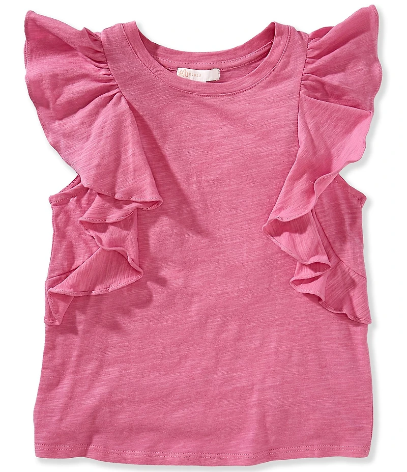 GB Big Girls Ruffle Sleeve T-Shirt