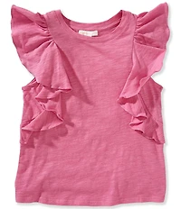 GB Big Girls Ruffle Sleeve T-Shirt