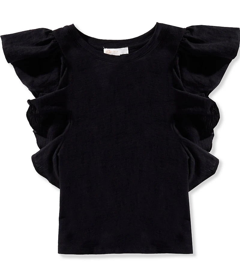 GB Big Girls Ruffle Sleeve T-Shirt