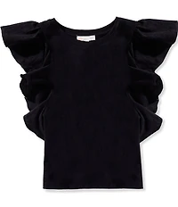 GB Big Girls Ruffle Sleeve T-Shirt