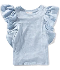 GB Big Girls Ruffle Sleeve T-Shirt
