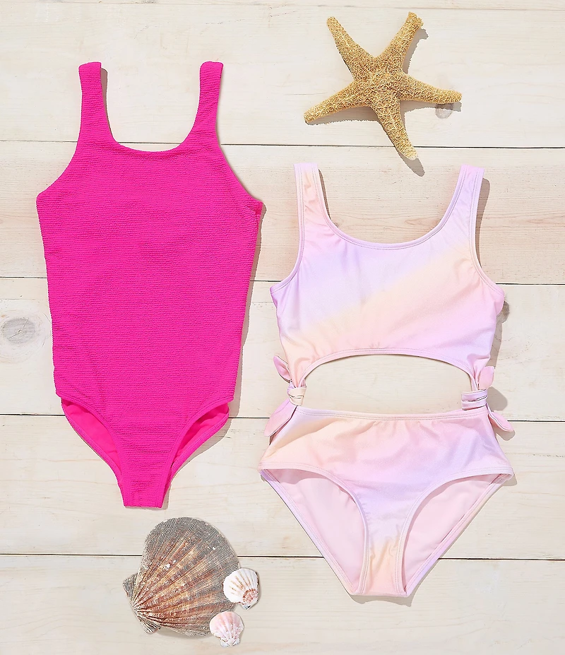 GB Big Girls Scrunch One-Piece Swimsuit