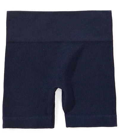 GB Big Girls Seamless Wide Band Ribbed Bike Shorts