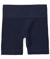 GB Big Girls Seamless Wide Band Ribbed Bike Shorts