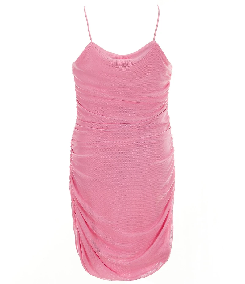 GB Big Girls Sleeveless Mini Mesh Dress