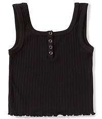GB Big Girls Sleeveless Ribbed Tank Top