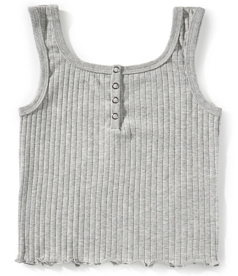 GB Big Girls Sleeveless Ribbed Tank Top