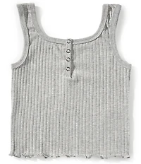GB Big Girls Sleeveless Ribbed Tank Top