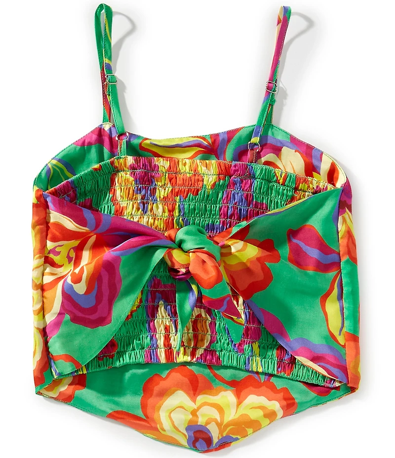 GB Big Girls Sleeveless Satin Strap Tank