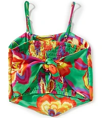 GB Big Girls Sleeveless Satin Strap Tank