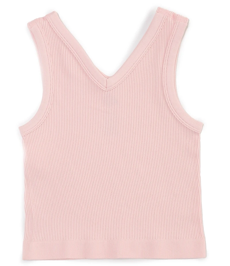 GB Big Girls Sleeveless V-Neck Seamless Tank Top