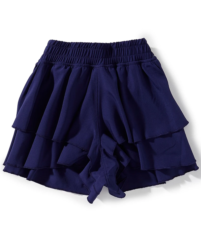 GB Big Girls Tiered Pull-On Shorts