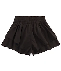 GB Big Girls Tiered Pull-On Shorts