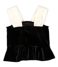 GB Big Girls 7-16 Velvet Bow Tank
