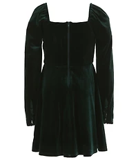 GB Big Girls Velvet Corset Dress