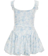 GB Big Girls Active Floral Print Sunday Bubble Dress